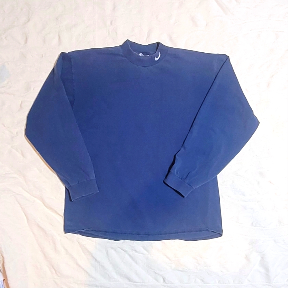 Navy Blue Nike Shirt Size XL Tall - Picture 3 of 6